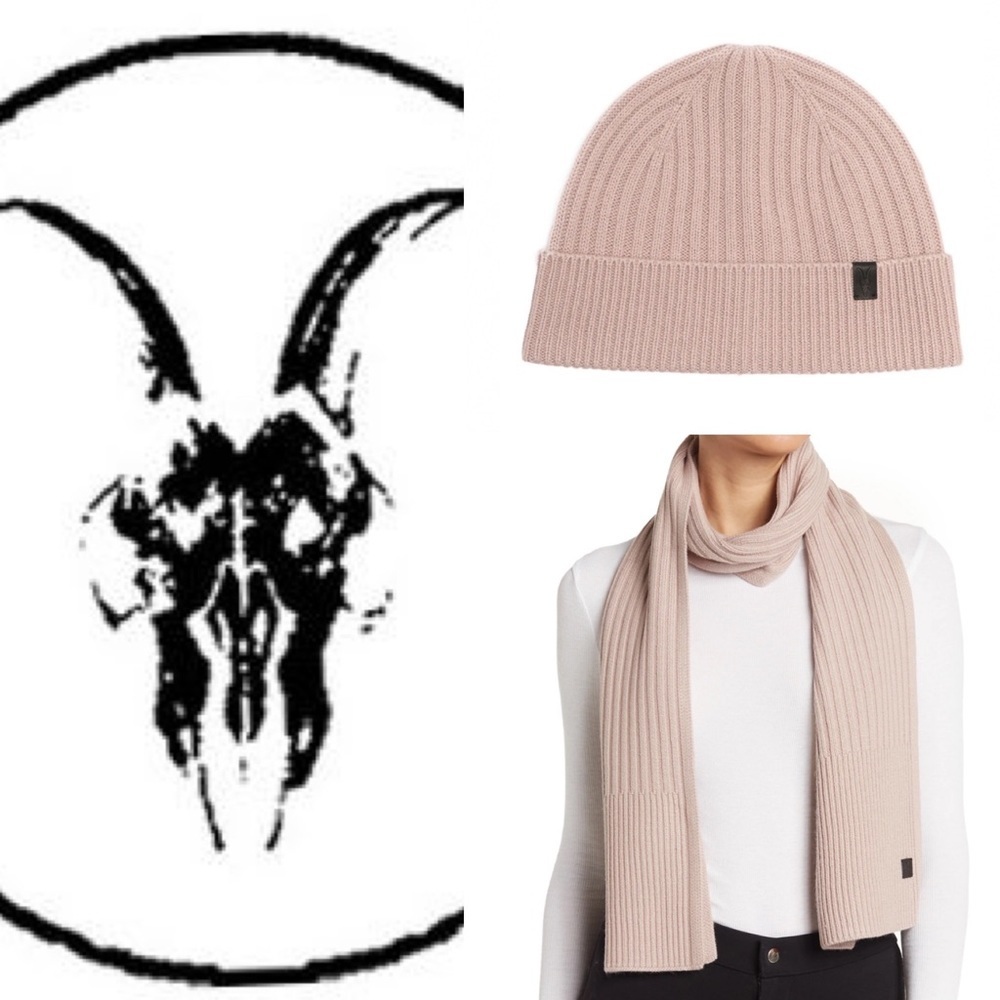 NWT | ALLSAINTS Bundle | Ribbed Beanie & Scarf Set